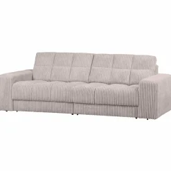 Hot WOOOD Second Date 2-zits bank ribstof Naturel