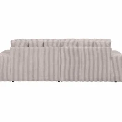 Hot WOOOD Second Date 2-zits bank ribstof Naturel