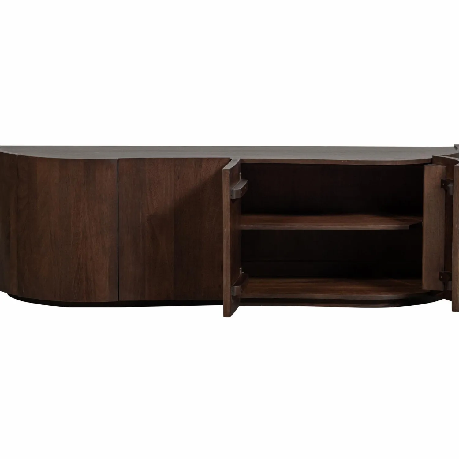 Discount WOOOD Sense dressoir 4-deurs mango hout walnoot