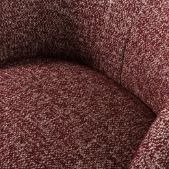 New WOOOD Serra draaifauteuil rood melange Bordeaux