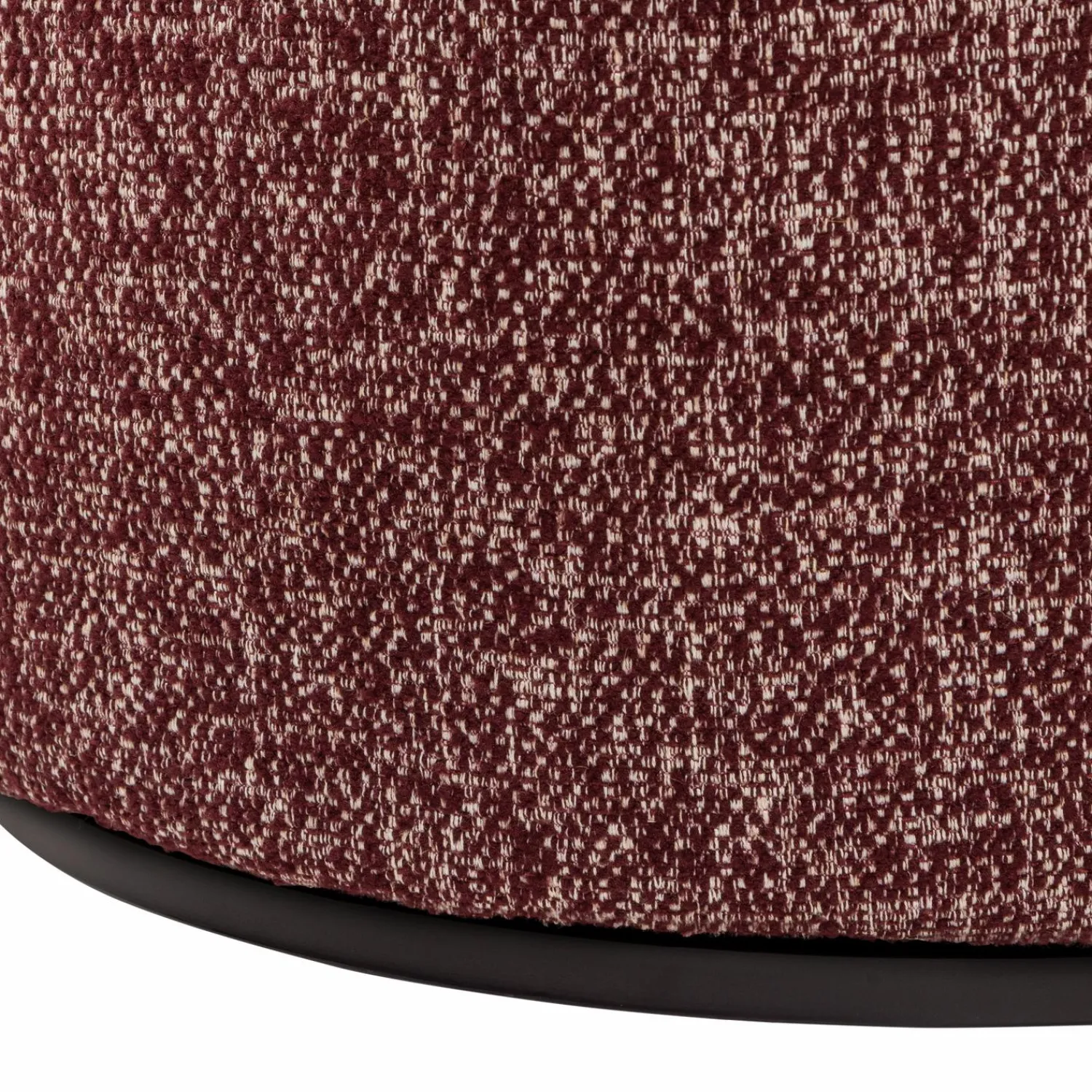 New WOOOD Serra draaifauteuil rood melange Bordeaux