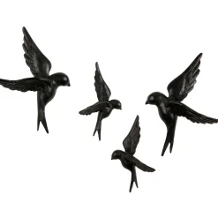 Discount WOOOD Set v 4 - Avaler vogels hars zwart