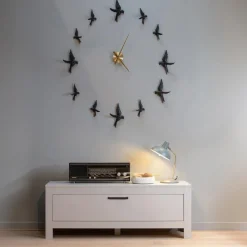 Discount WOOOD Set v 4 - Avaler vogels hars zwart