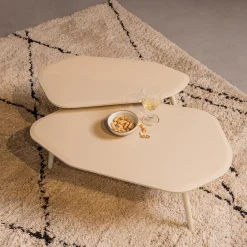 Sale WOOOD Set v 2 - Davina bijzettafels dust