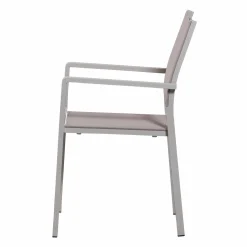 Online WOOOD Set v 2 - Fowl tuinstoel aluminium/textileen zand