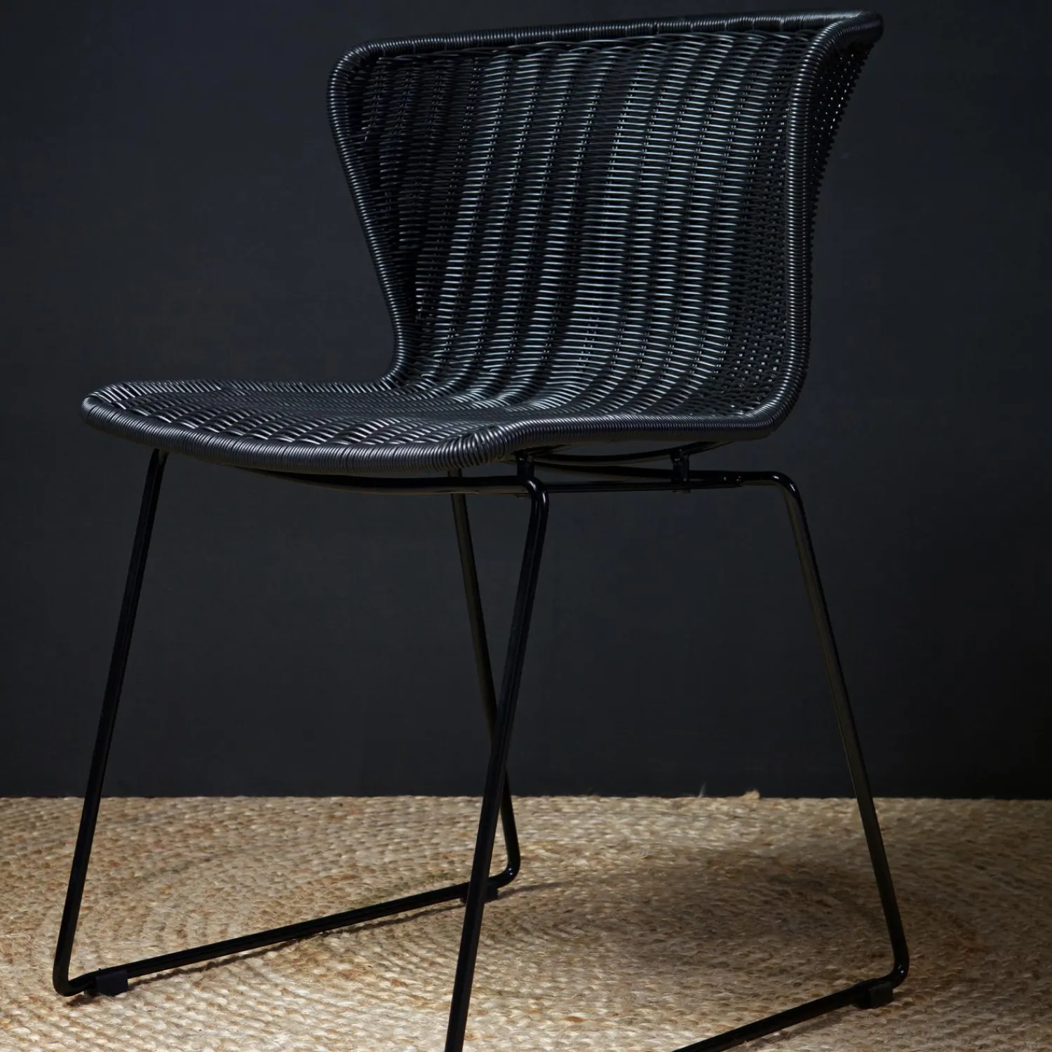 Discount WOOOD Set v 2 - Wings tuinstoel Zwart