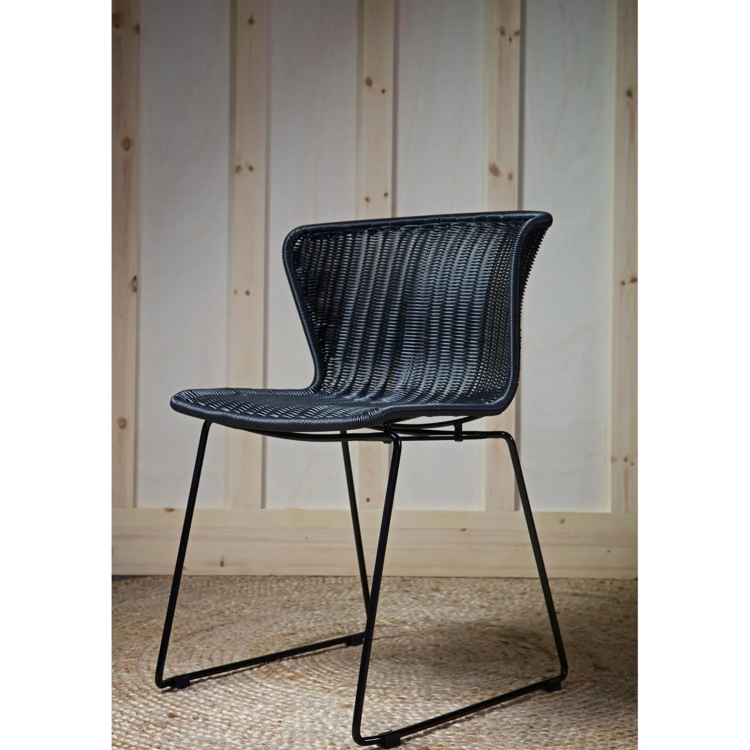 Discount WOOOD Set v 2 - Wings tuinstoel Zwart