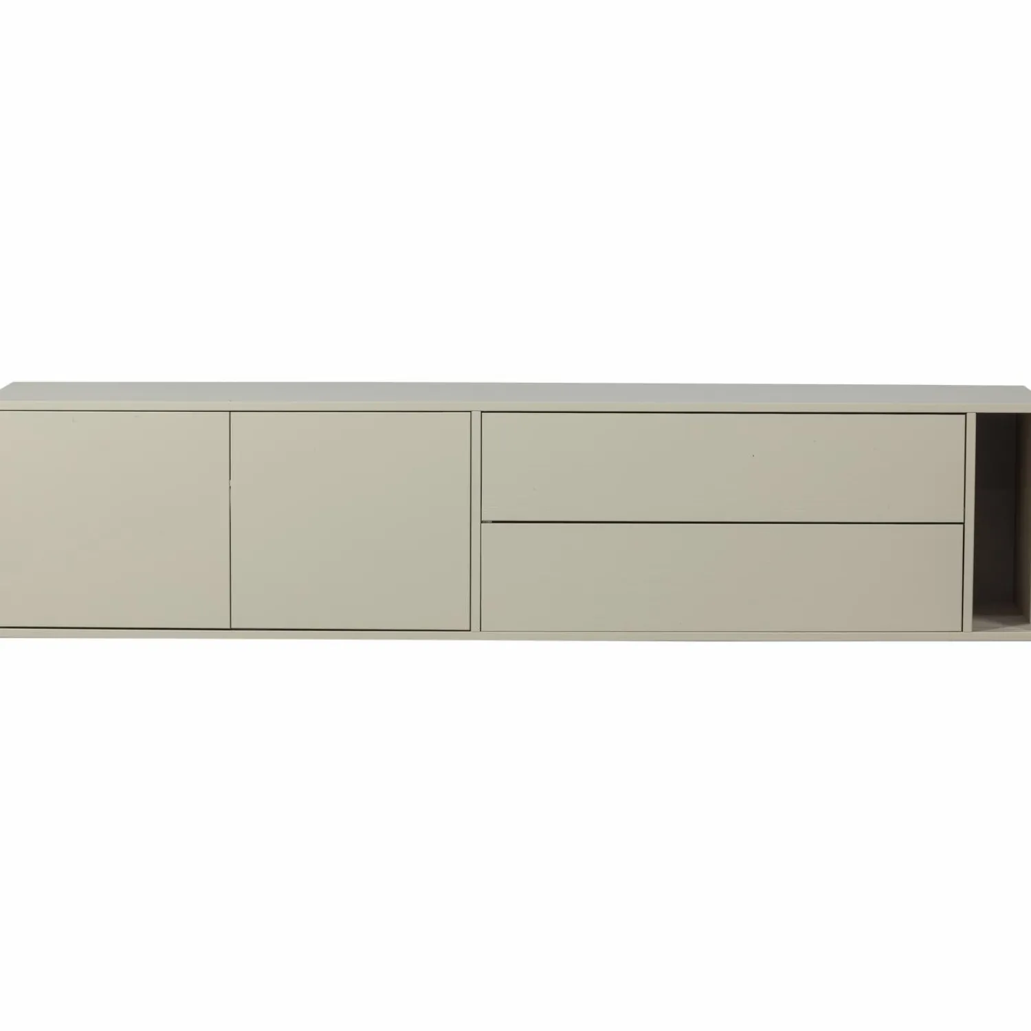 Discount WOOOD Settle Down tv meubel 200 cm grenen dust