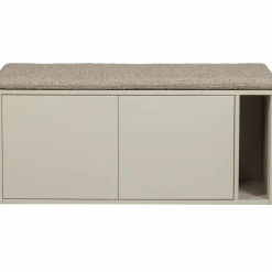 WOOOD Settle Down tv meubel/bankje 108 cm met zitkussen Dust
