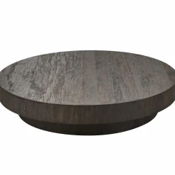 Discount WOOOD Shield Too salontafel mdf donkerbruin 20xø100 cm