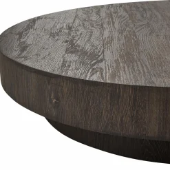 Discount WOOOD Shield Too salontafel mdf donkerbruin 20xø100 cm