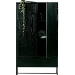 Clearance WOOOD Silas 2-deurs kast essen Blacknight