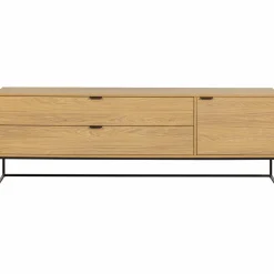 Sale WOOOD Silas tv meubel 180 cm decor Eiken