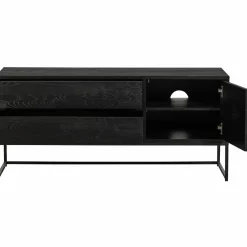 Outlet WOOOD Silas tv meubel 120 cm essen Blacknight