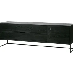 Hot WOOOD Silas tv meubel 180 cm essen Blacknight