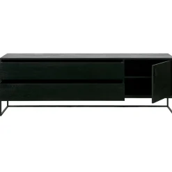 Hot WOOOD Silas tv meubel 180 cm essen Blacknight