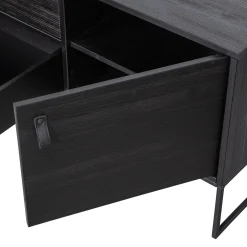 Hot WOOOD Silas tv meubel 180 cm essen Blacknight