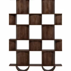 Hot WOOOD Sinne boekenkast hout walnoot 180x130 cm