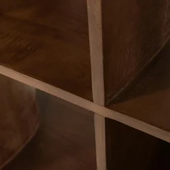 Hot WOOOD Sinne boekenkast hout walnoot 180x130 cm