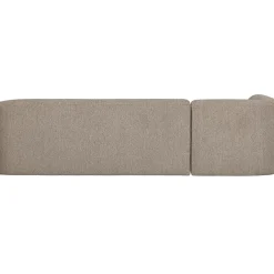 New WOOOD Sloping hoekbank links Naturel melange