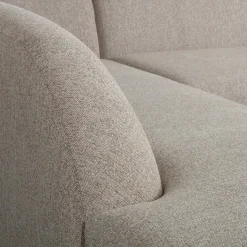 New WOOOD Sloping hoekbank links Naturel melange