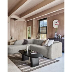 New WOOOD Sloping hoekbank links Off white melange