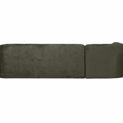 Online WOOOD Sloping hoekbank links structure velvet Frost