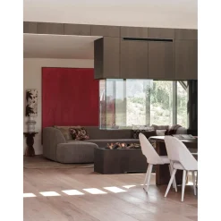 Clearance WOOOD Sloping U-vorm bank Grijs melange