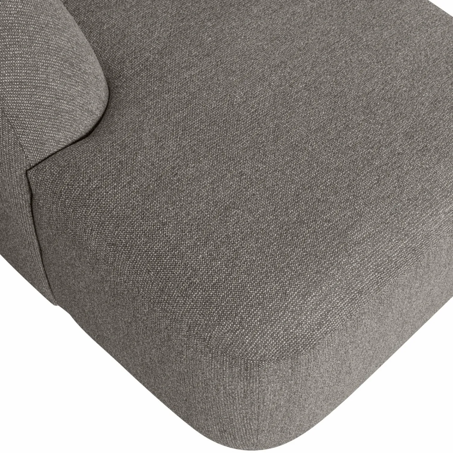 Clearance WOOOD Sloping U-vorm bank Grijs melange