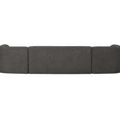 WOOOD Sloping U-vorm bank melangegrijs/zwart Grijs/zwart melange