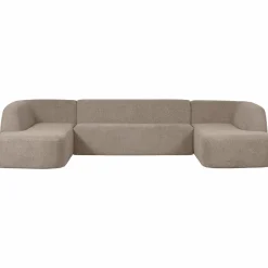 Sale WOOOD Sloping U-vorm bank Naturel melange