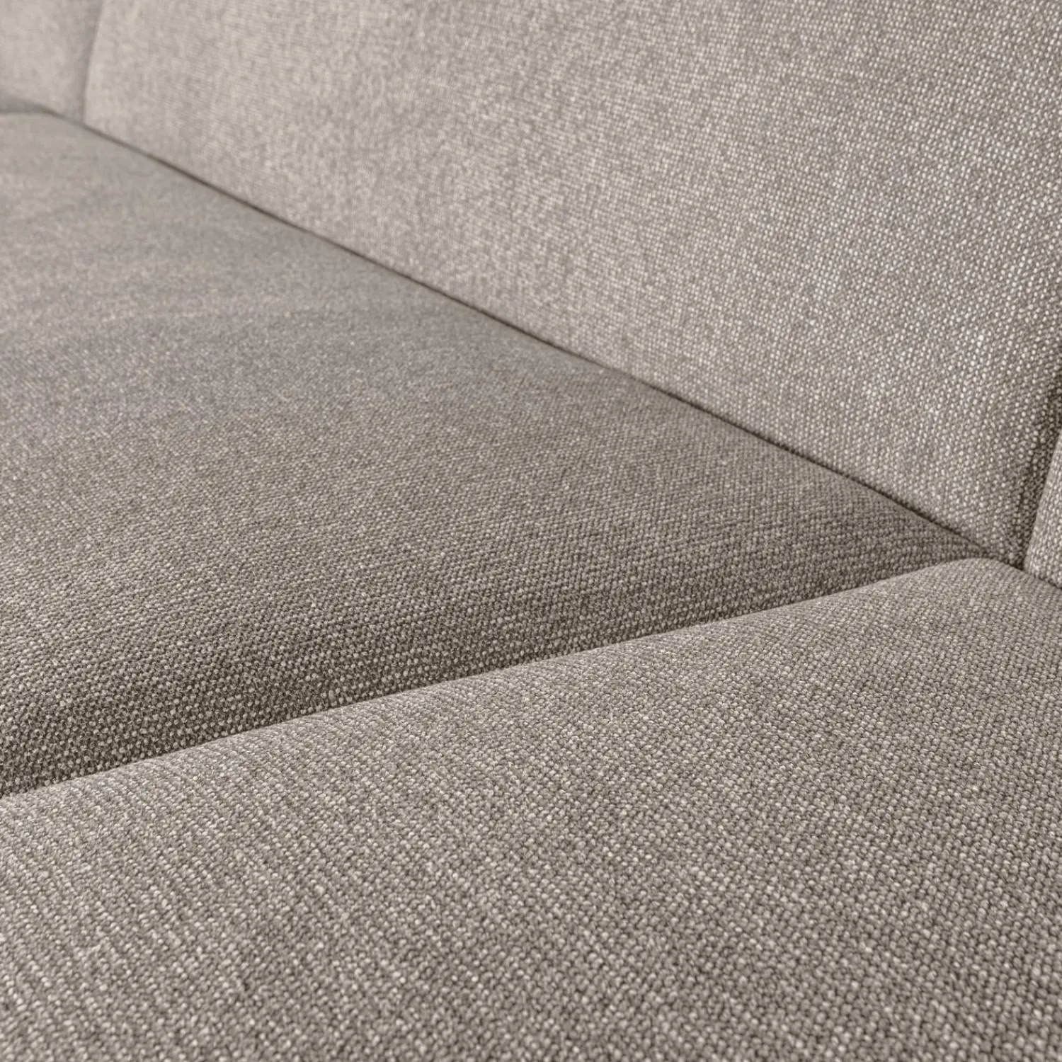 Online WOOOD Sloping U-vorm bank Off white melange