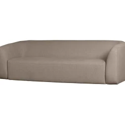 WOOOD Sloping 3-zits bank Lichtbruin melange