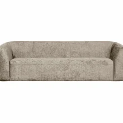 New WOOOD Sloping 3-zits bank structure velvet Wheatfield