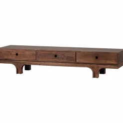 Clearance WOOOD Staes tv meubel 3 lades mango hout walnoot