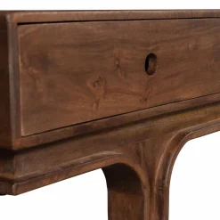 Clearance WOOOD Staes tv meubel 3 lades mango hout walnoot