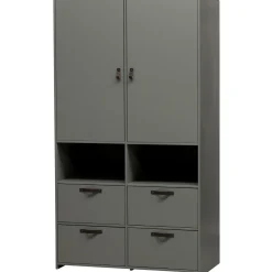 Best WOOOD Stage garderobekast grenen soap