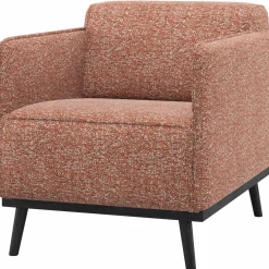 Hot WOOOD Statement fauteuil met arm Terra melange