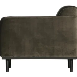 Discount WOOOD Statement fauteuil met arm velvet Warm groen