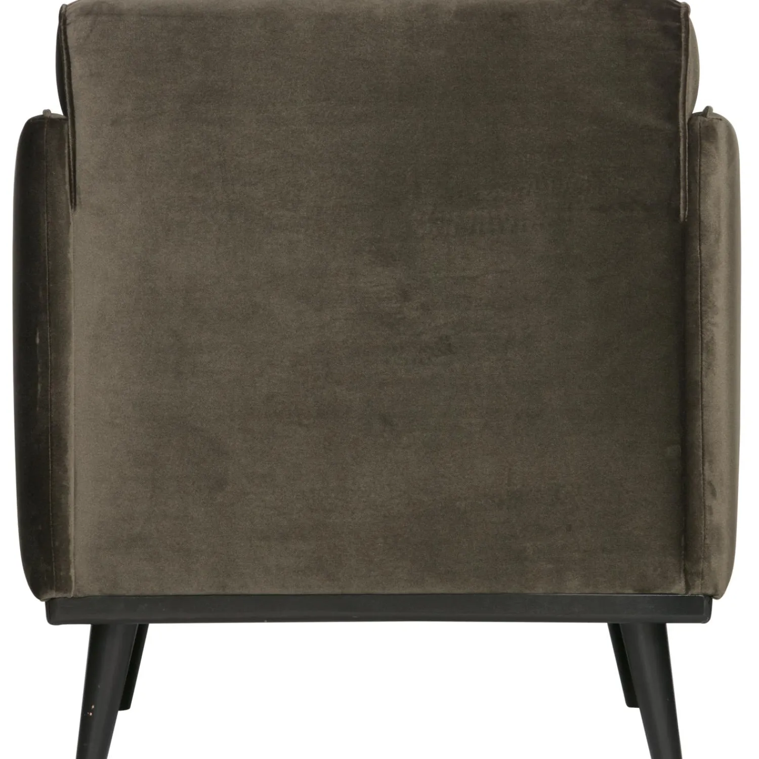 Discount WOOOD Statement fauteuil met arm velvet Warm groen