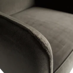 Discount WOOOD Statement fauteuil met arm velvet Warm groen