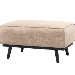 Discount WOOOD Statement hocker chenille velvet Naturel