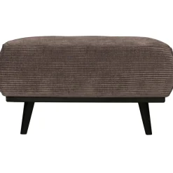 Hot WOOOD Statement hocker ribstof Taupe