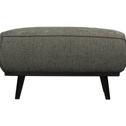 Clearance WOOOD Statement hocker structure velvet Frost