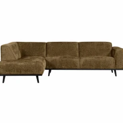 WOOOD Statement hoekbank links structure velvet Brass