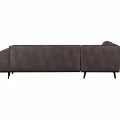 Outlet WOOOD Statement hoekbank links ecoleer Donkergrijs