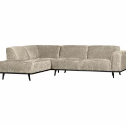 WOOOD Statement hoekbank links structure velvet Wheatfield