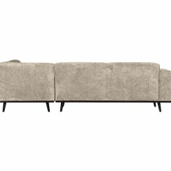 Sale WOOOD Statement hoekbank rechts structure velvet Wheatfield