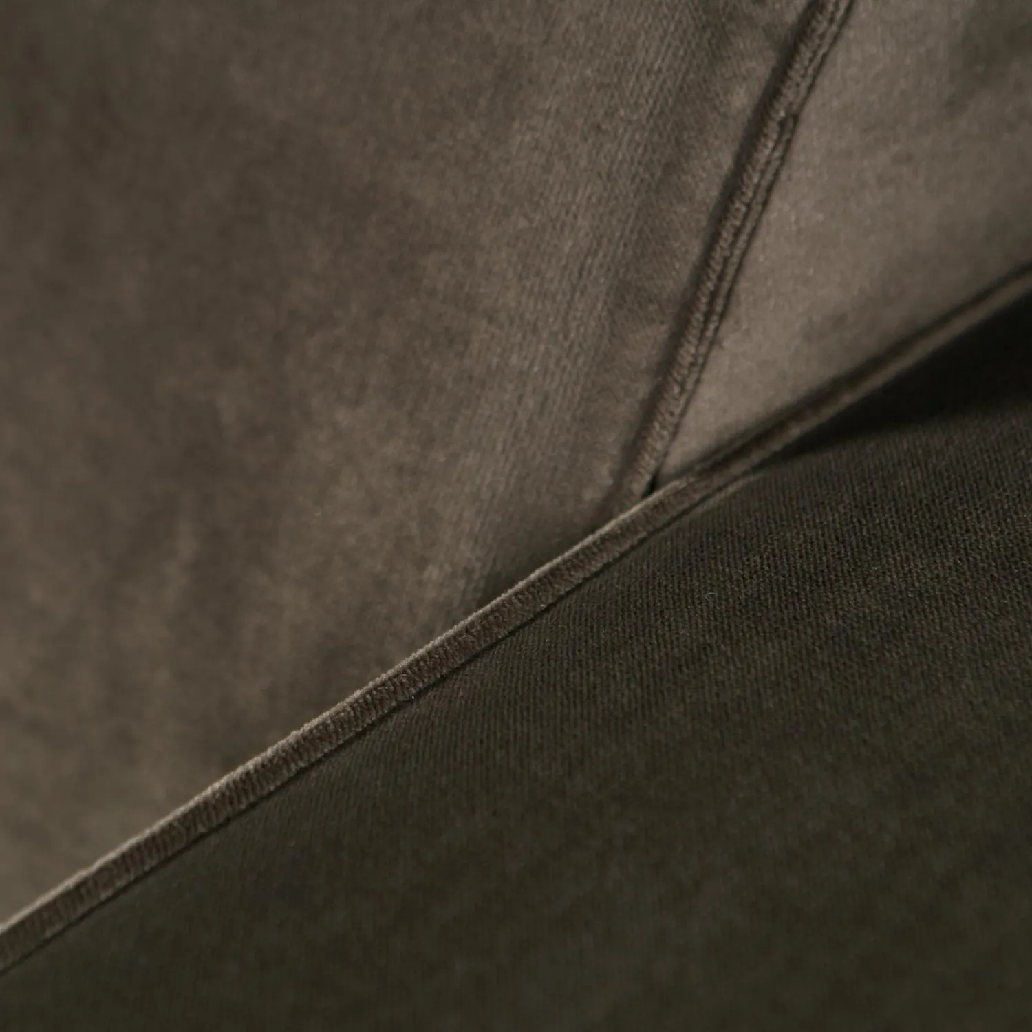 Best WOOOD Statement XL 4-zits bank 372 cm velvet Warm groen