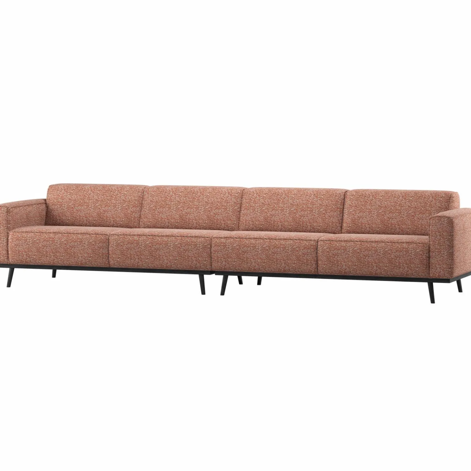 Best WOOOD Statement XL 4-zits bank 372 cm Terra melange